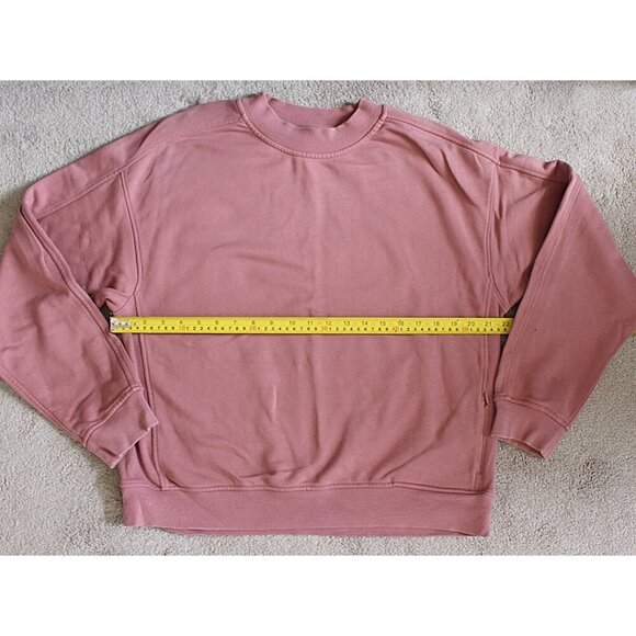 Lululemon - sz 10 - Chill On Pullover in Quicksand (Mauve Pink), Terry Sweatshir - Picture 4 of 12
